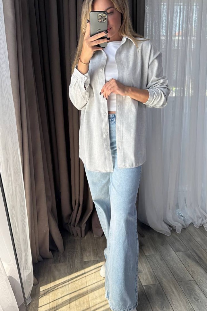 Сорочка прямого вільного крою KG-119A580