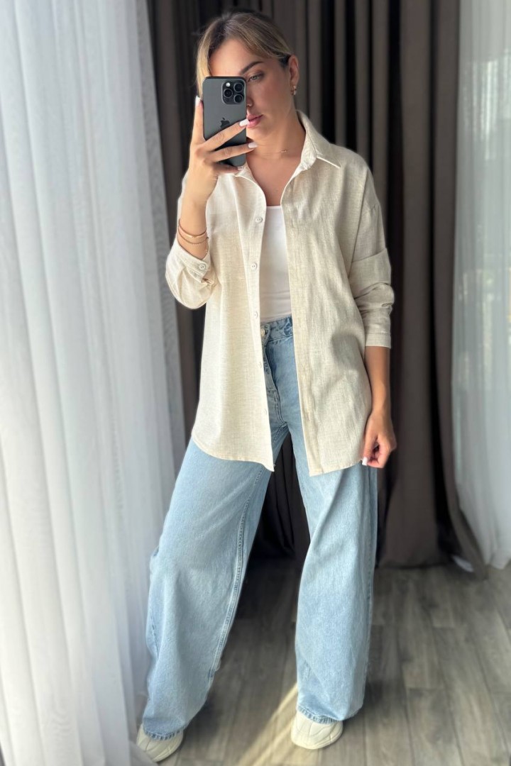 Сорочка прямого вільного крою KG-119A580