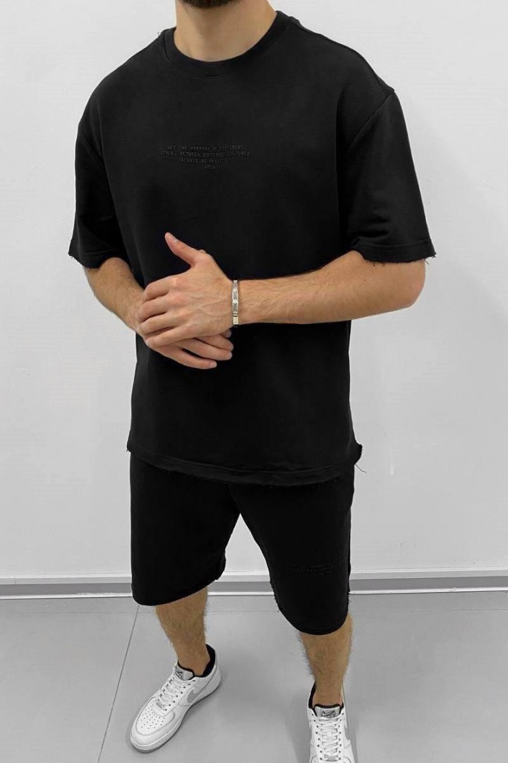 Костюм мужской футболка и шорты KUT-1696A550