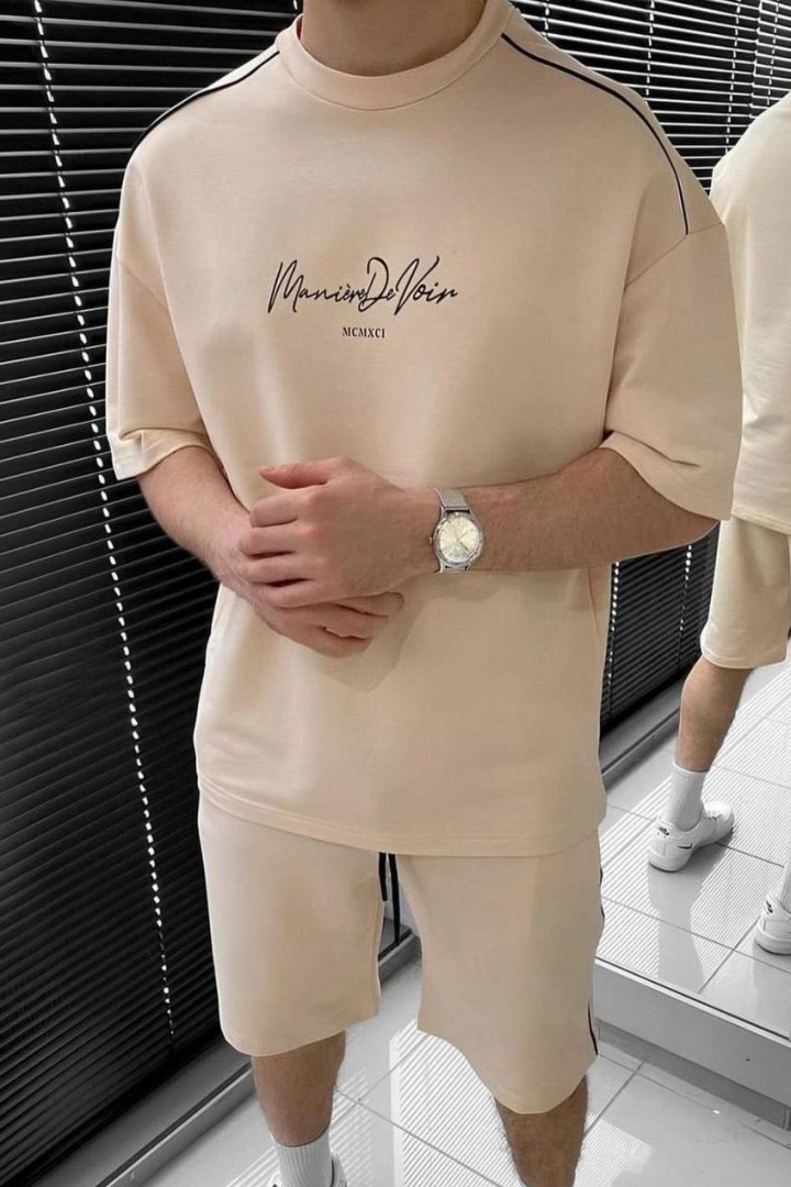 Костюм мужской футболка и шорты KUT-1700A550