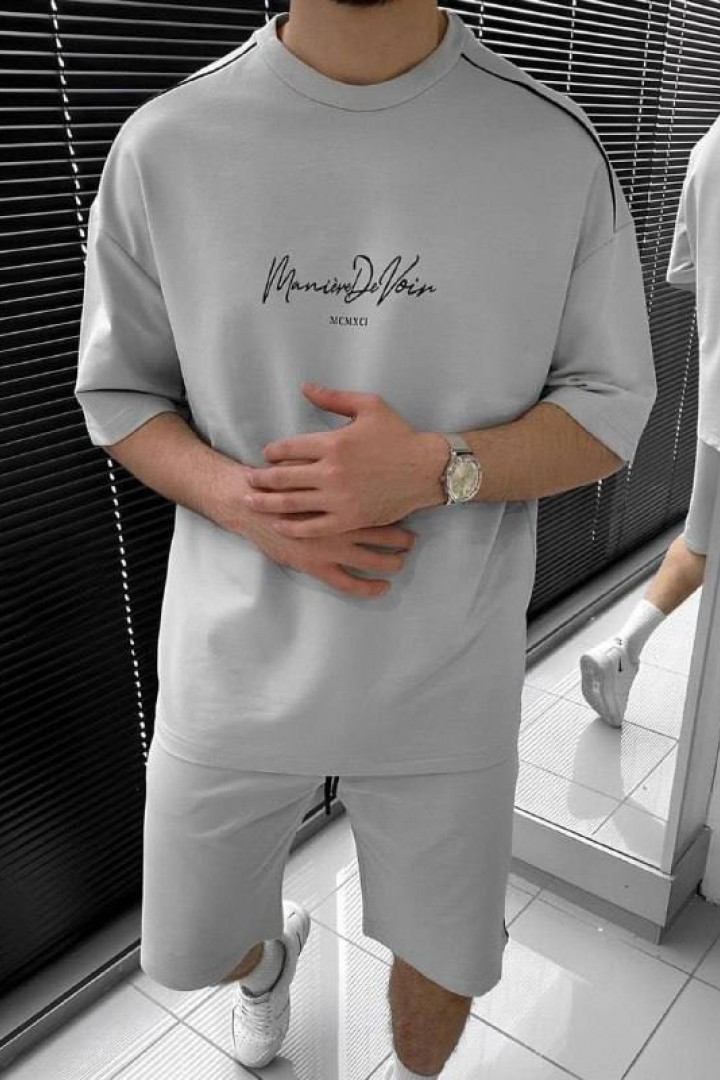 Костюм мужской футболка и шорты KUT-1700A550