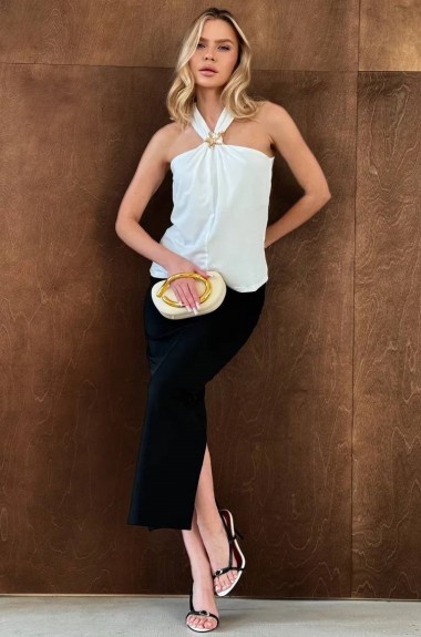 Топ с брошью ASP-022A440 Топ с брошью ASP-022A440