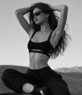 Молодежный топ в рубчик LK-379A250