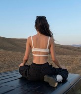 Молодежный топ в рубчик LK-379A250