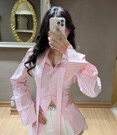 Рубашка с акцентными завязками LUC-1215A429