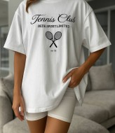 Футболка вільного крою з накатом MIK-1593A199