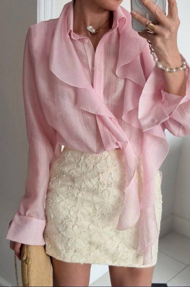 Нежная блуза из тенсела MIY-1087A550