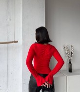 Облегающий лонгслив MIK-1737A350