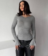 Облегающий лонгслив MIK-1737A350