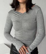 Облегающий лонгслив MIK-1737A350