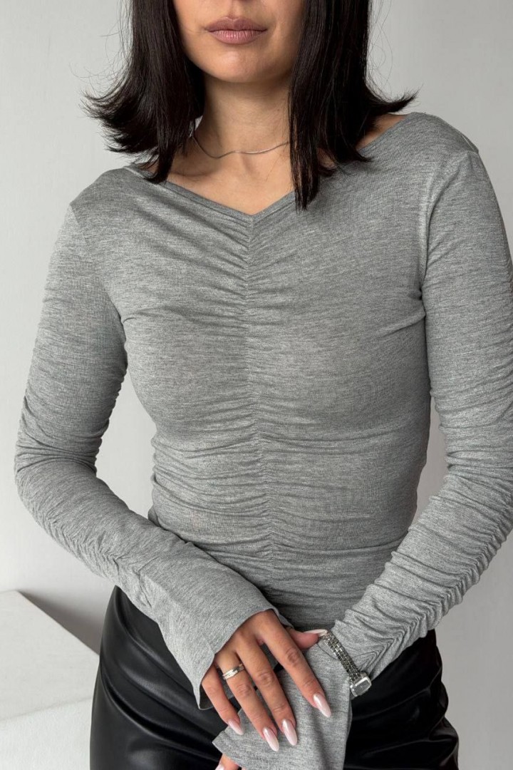 Облегающий лонгслив MIK-1737A350