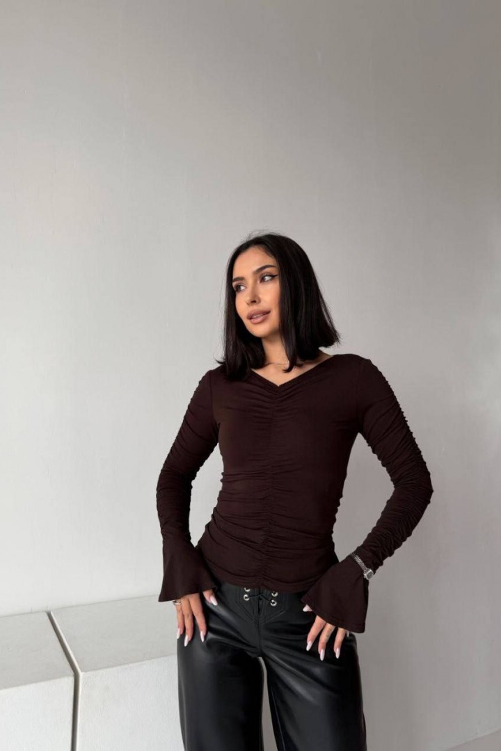 Облегающий лонгслив MIK-1737A350