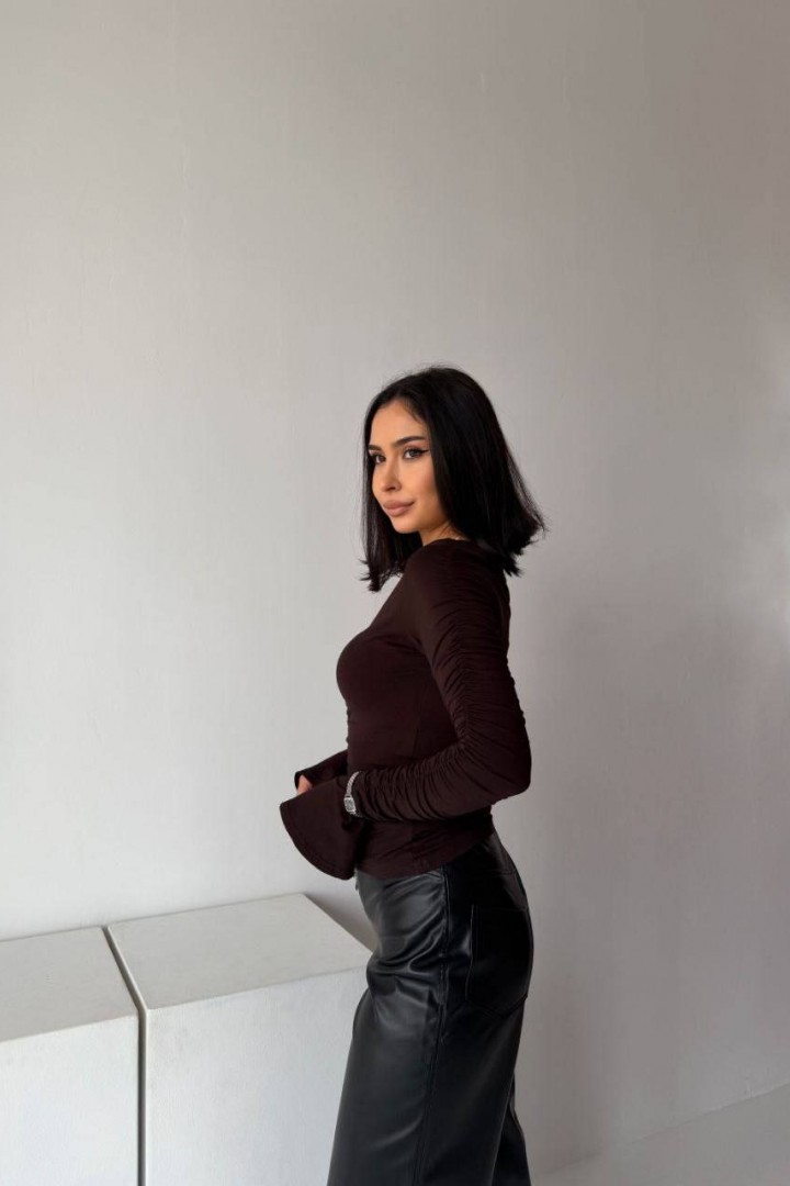 Облегающий лонгслив MIK-1737A350