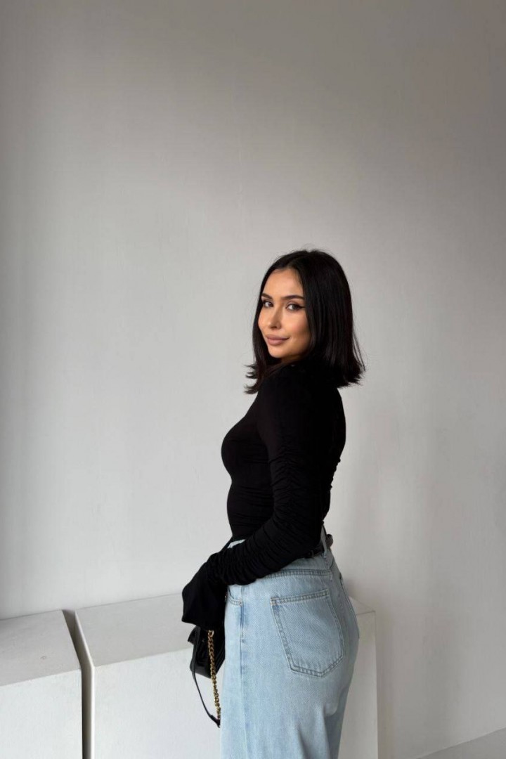 Облегающий лонгслив MIK-1737A350