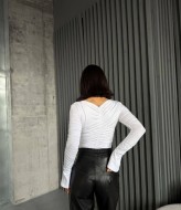 Облегающий лонгслив MIK-1737A350