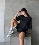 Женская футболка однотонная MIK-4141A235