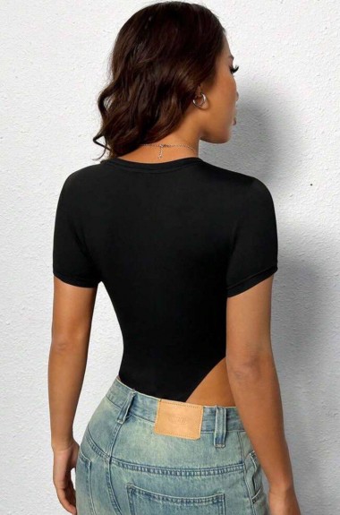 Стильный боди с модным принтом MIK-4195A215