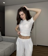 Прогулянковий костюм футболка і штани MIK-5181A490