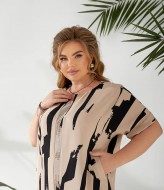 Женское принтованное платье OSI-26540A490