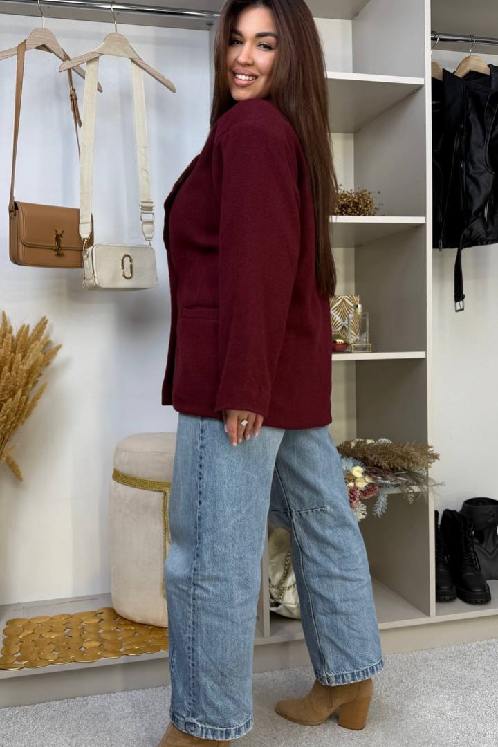 Шерстяное полупальто QUA-3095A980