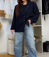 Шерстяное полупальто QUA-3095A980