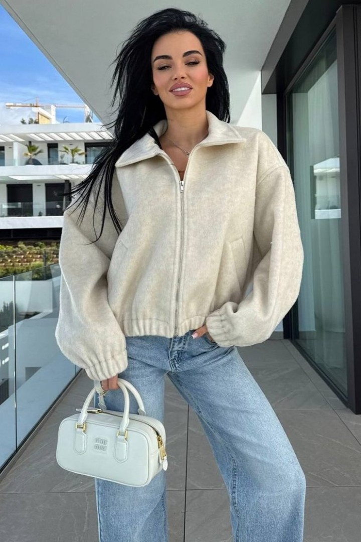 Замшевий бомбер ZIF-1487A620