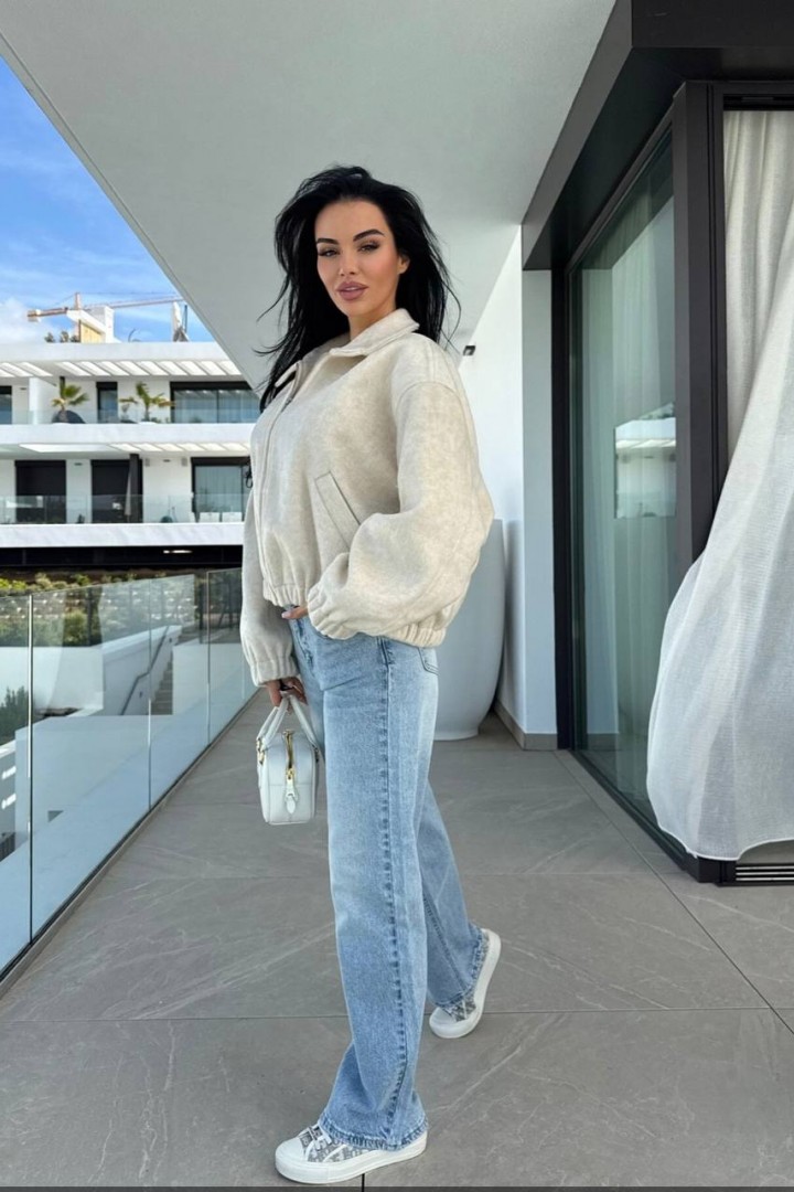 Замшевий бомбер ZIF-1487A620