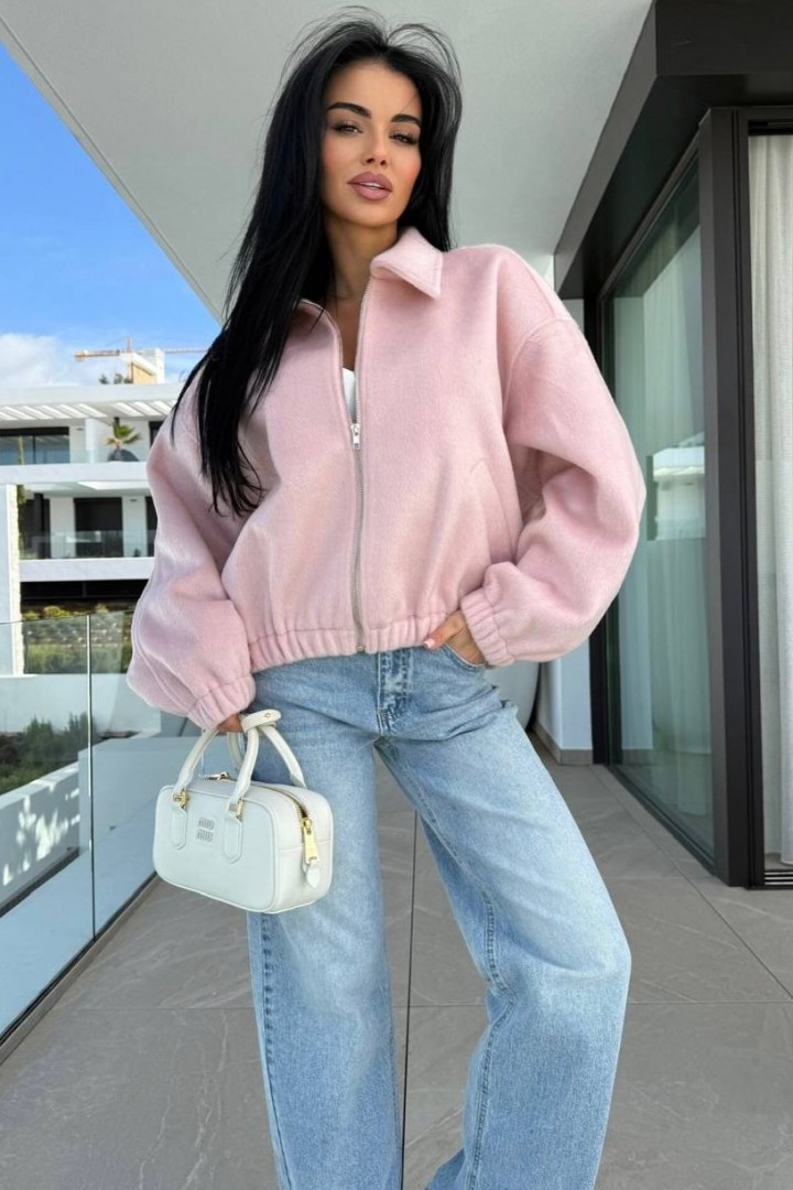 Замшевий бомбер ZIF-1487A620