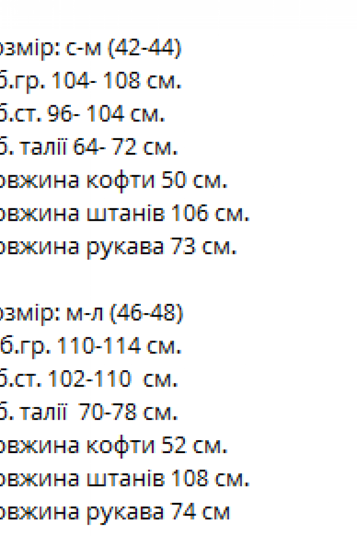 Велюровый костюм двойка VM-10530A530