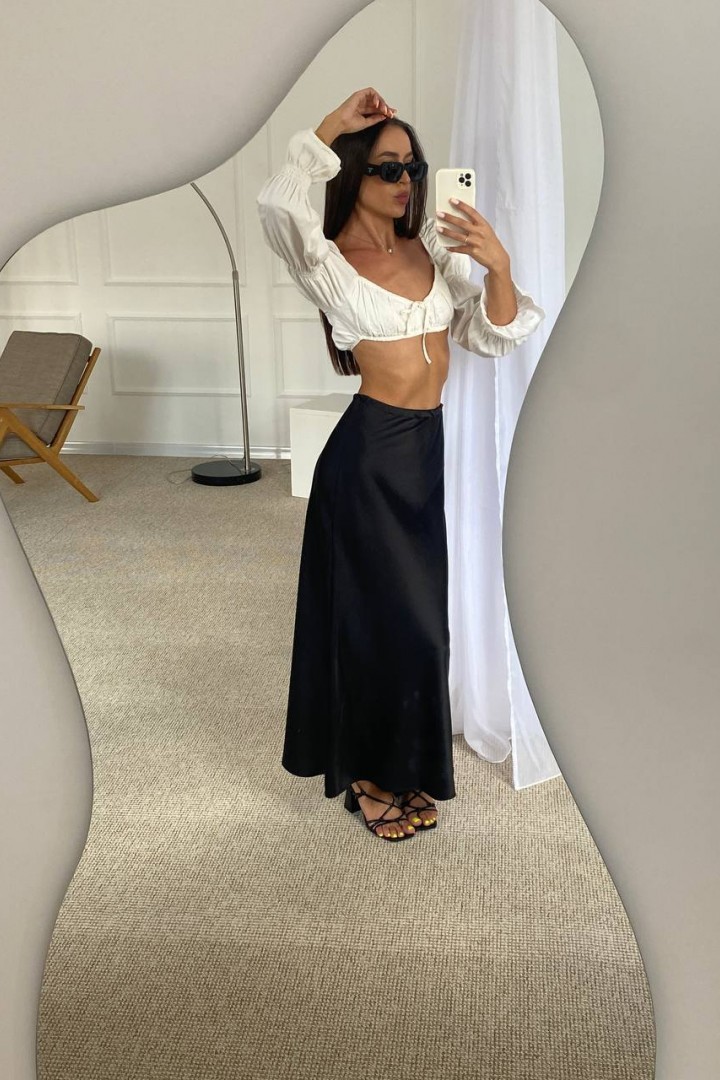 Шовкова спідниця SAO-084A300