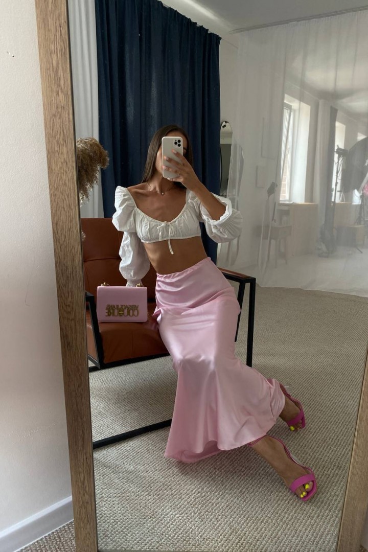 Шовкова спідниця SAO-084A300