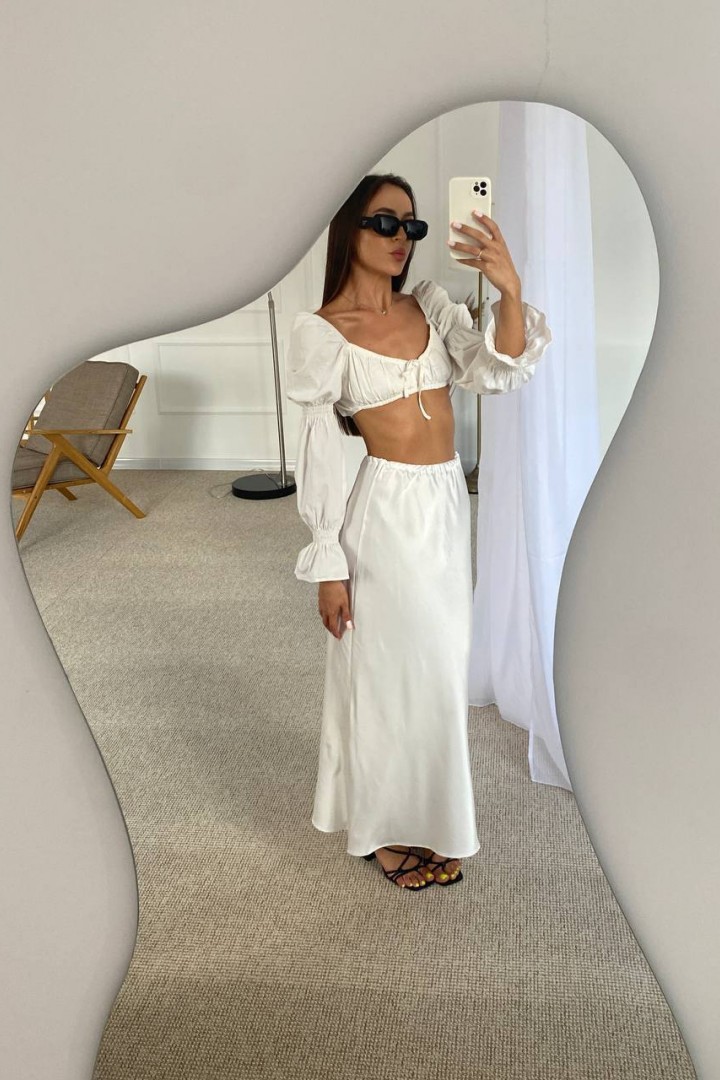 Шовкова спідниця SAO-084A300