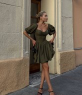 Сукня з обʼємними рукавами MPK-362A630