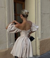 Сукня з обʼємними рукавами MPK-362A630