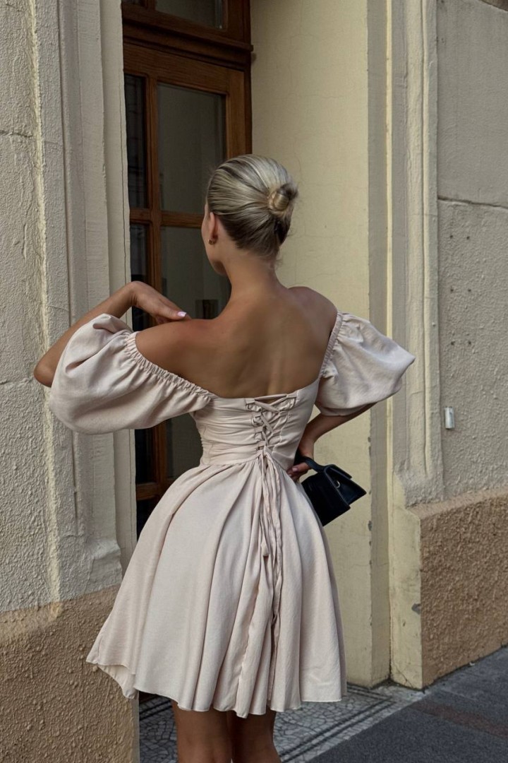 Сукня з обʼємними рукавами MPK-362A630