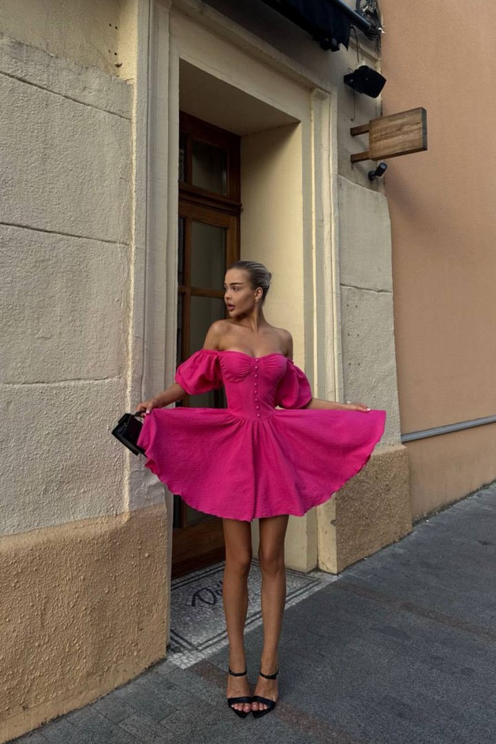 Сукня з обʼємними рукавами MPK-362A630