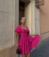 Сукня з обʼємними рукавами MPK-362A630