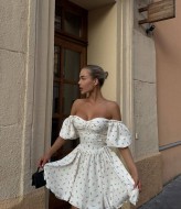 Сукня з обʼємними рукавами MPK-362A630