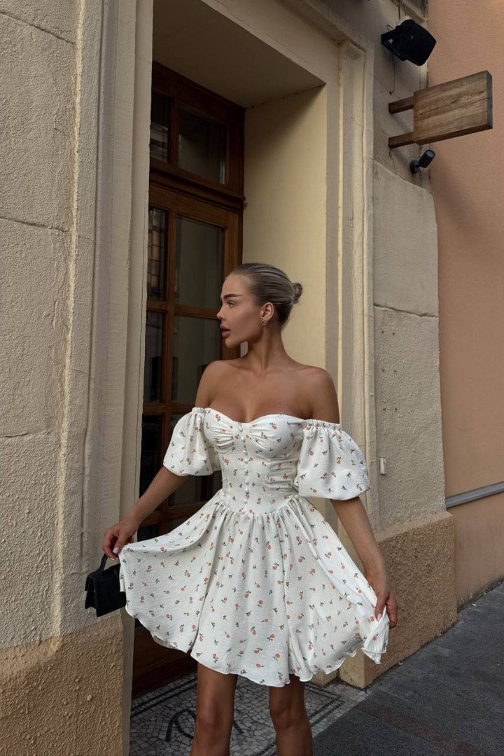 Сукня з обʼємними рукавами MPK-362A630