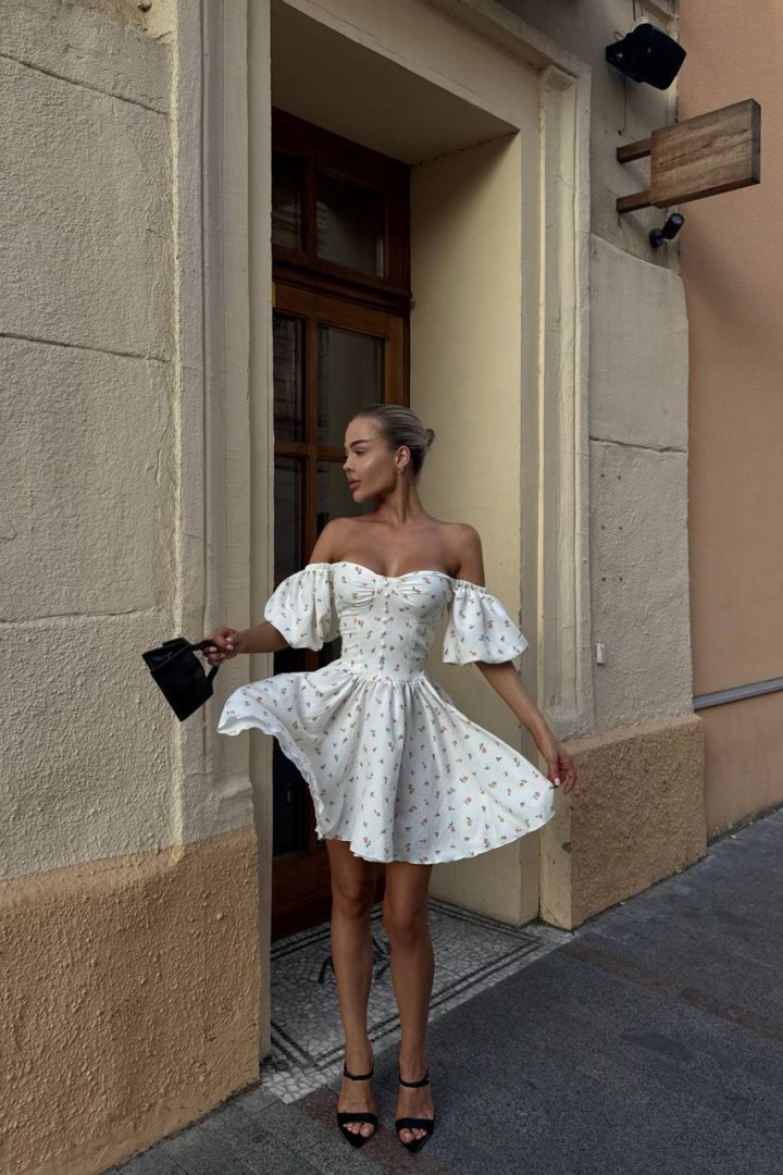 Сукня з обʼємними рукавами MPK-362A630