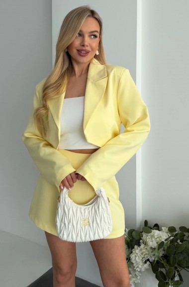Костюм жакет зі спідницею-шорти ANA-1729A18
