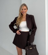 Костюм жакет зі спідницею-шорти ANA-1729A18