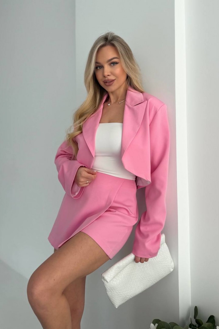 Костюм жакет зі спідницею-шорти ANA-1729A18