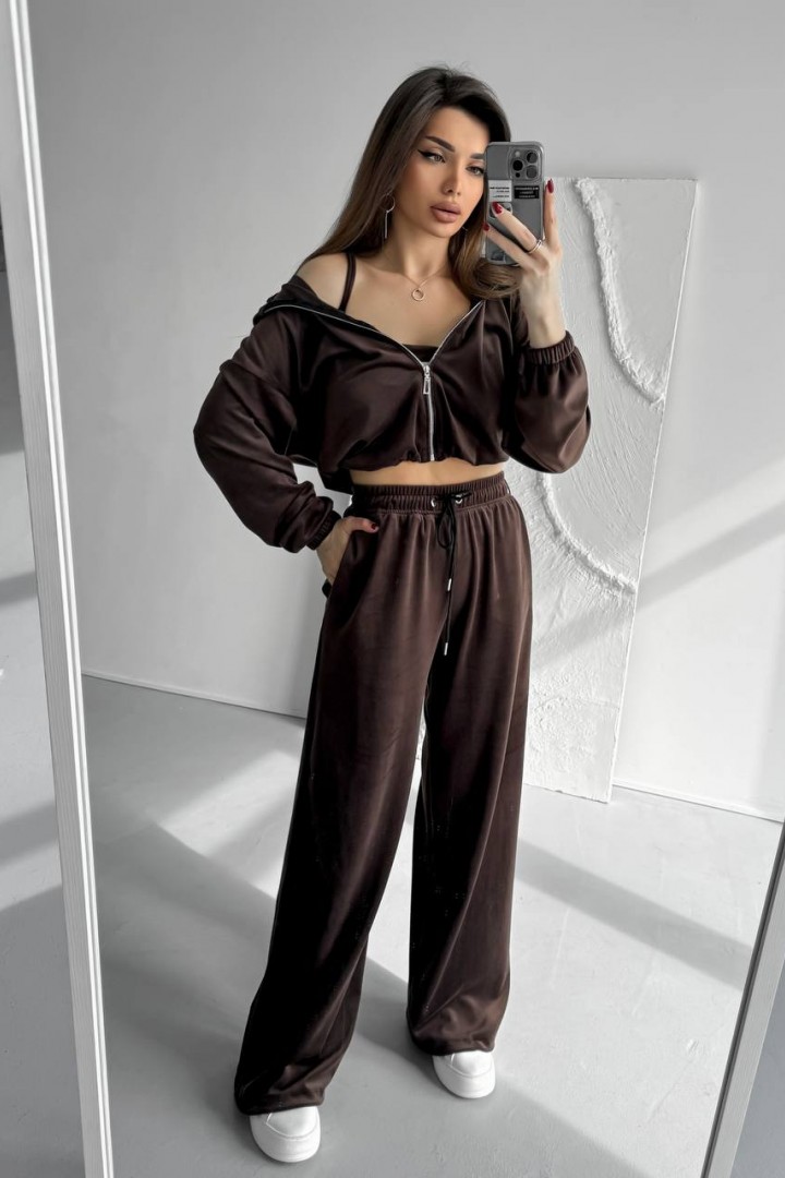 Велюровый костюм двойка VM-10530A530