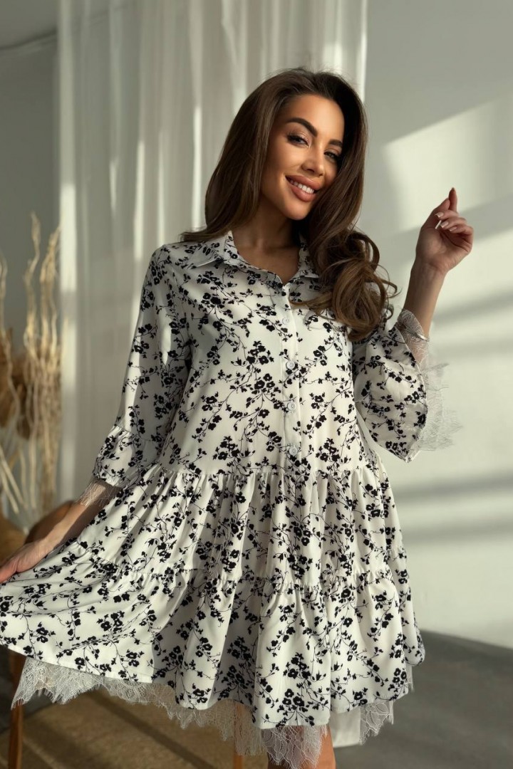 Сукня з мереживом MPK-340A640