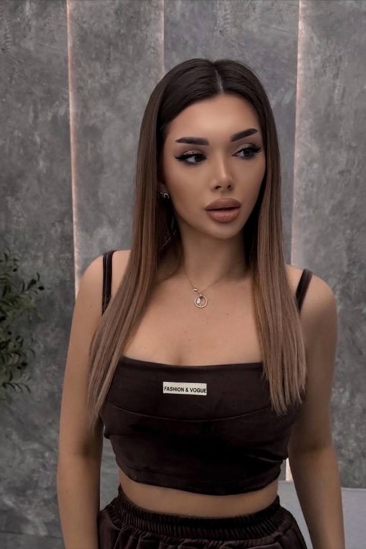 Велюровый топ VM-10530.1A120