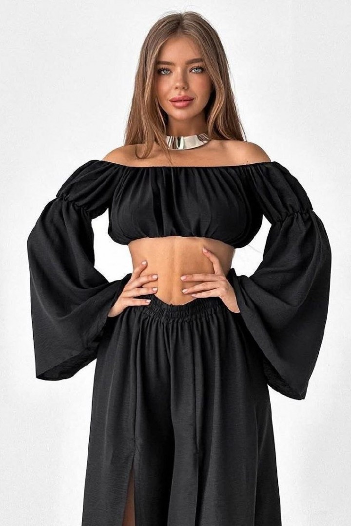 Спокусливий костюм топ + штани AKS-186A470