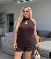 Летний женский костюм с шортами VIA-279A8.5