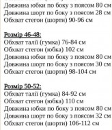 Прозрачная юбка с шортами  KC-3334A450