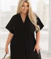 Льняное платье большого размера  MA-1031A600